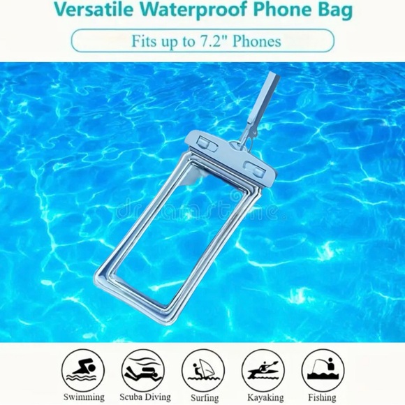 None Other - Universal Waterproof Phone Pouch - Blue